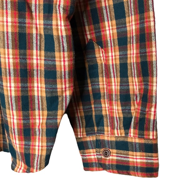 J. Crew Cotton Plaid Flannel Long Sleeve Button Up Shirt Midweight Men’s XL - Picture 10 of 11